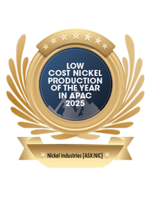 Low Cost Nickel Production of the Year in APAC - 2025